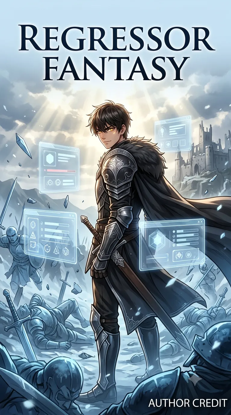 Regressor Fantasy — Webtoon Cover — AI-generated Webtoon / Vertical Scroll preview